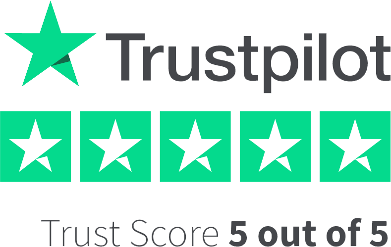 Rated Excellent 5 out of 5 stars on Trustpilot
